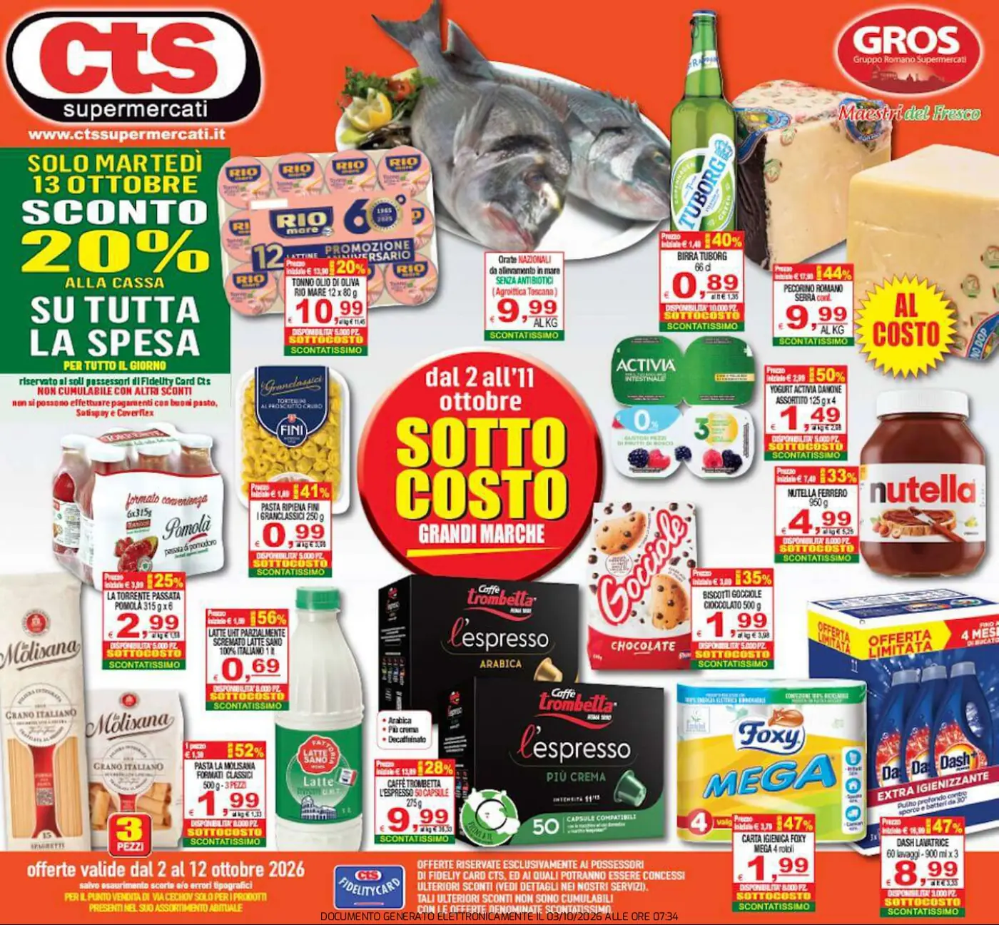 Pagina 1 del volantino